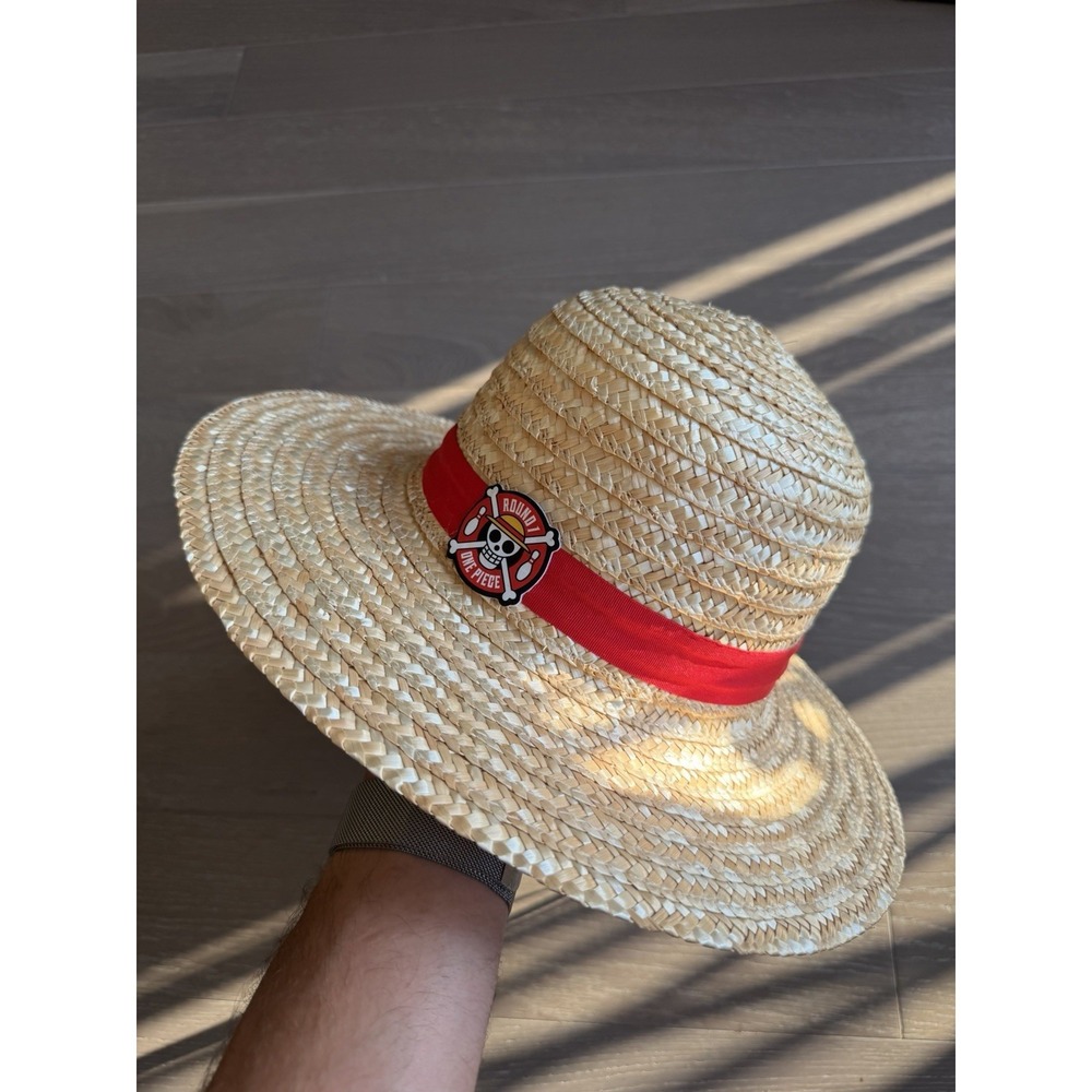 One Piece Luffy Straw Hat Round 1 Exclusive Anime Cosplay NWT